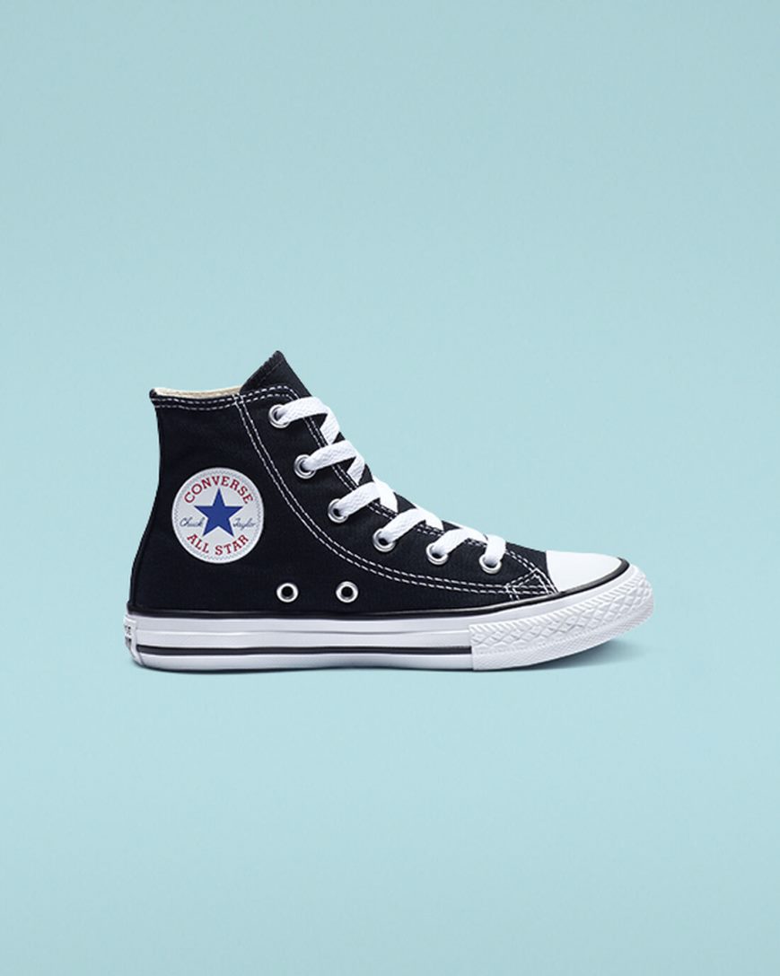 Chlapecké Boty Vysoké Converse Chuck Taylor All Star Classic Černé | CZ LM31A76